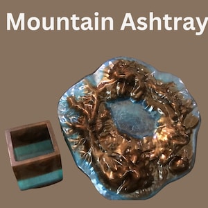 Ashtray Collectible | Handmade Mountain Ashtray | Collectible  | Ashtray Gift  | Gift Novelty Gift | Ashtray Gift | Smoker Gift | Cigar Gift