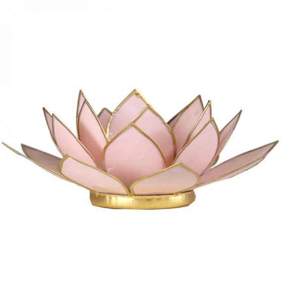 Home Decor LOTUS FLOWER TEA LIGHT CANDLE HOLDER & CANDLE