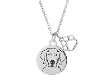 weimaraner necklace