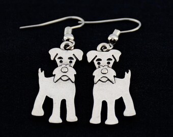 miniature schnauzer earrings