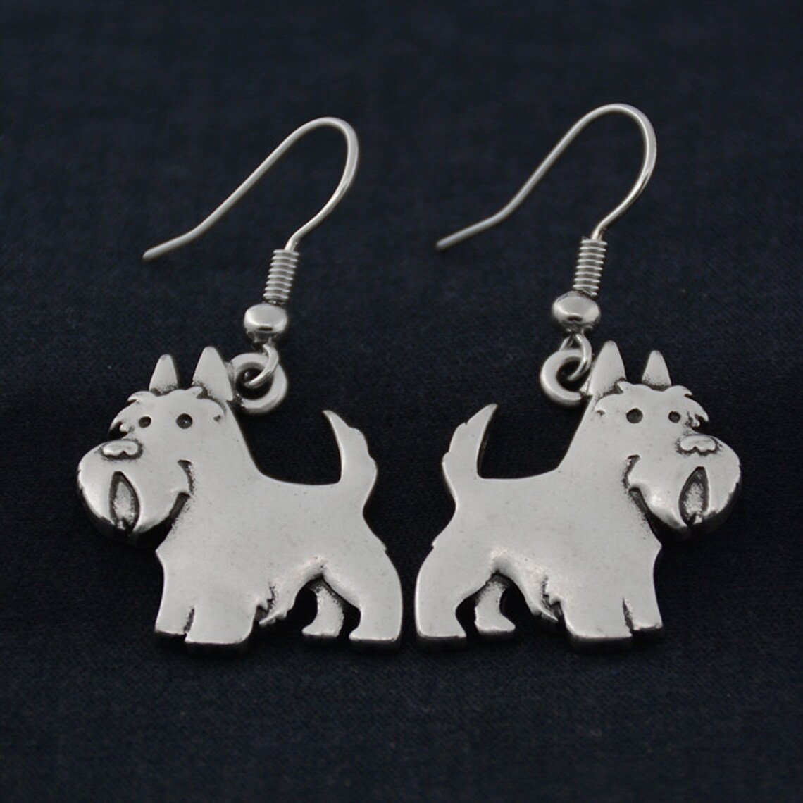 Scottish Terrier Earrings Scottish Terrier Jewelry Scottish Etsy