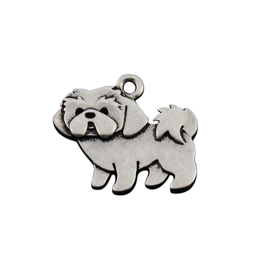 GiftJewelryShop Silver Plated Shih Tzu Dog Photo Love Charm Bead Bracelets European Bracelets GiftJewelryShop Silver Plated Shih Tzu Dog Photo Love Charm Bead Bracelets European Bracelets