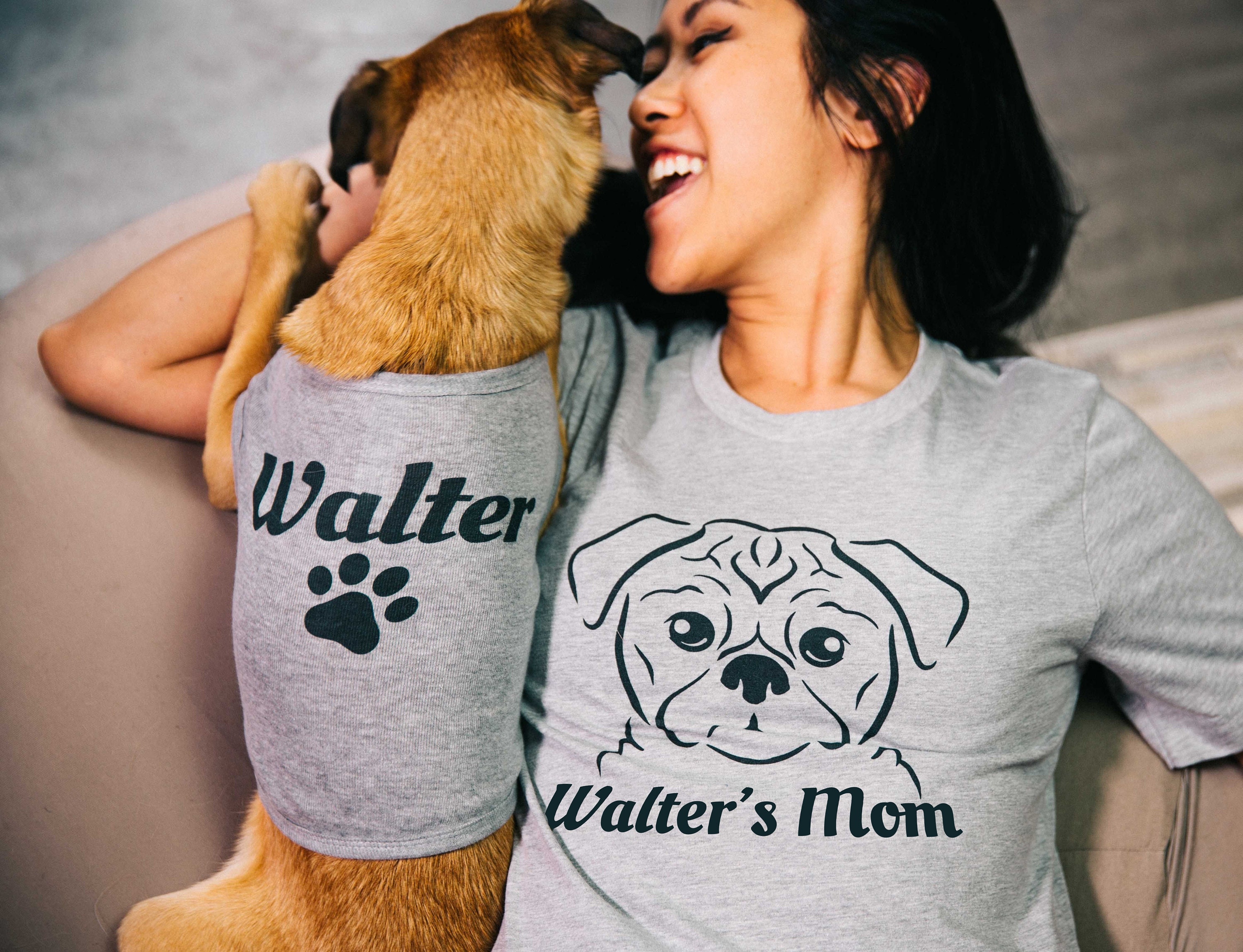 customized dog and owner shirts