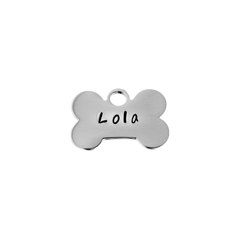 Personalized Dog Charm Personalized Dog Bone Charm Name Etsy