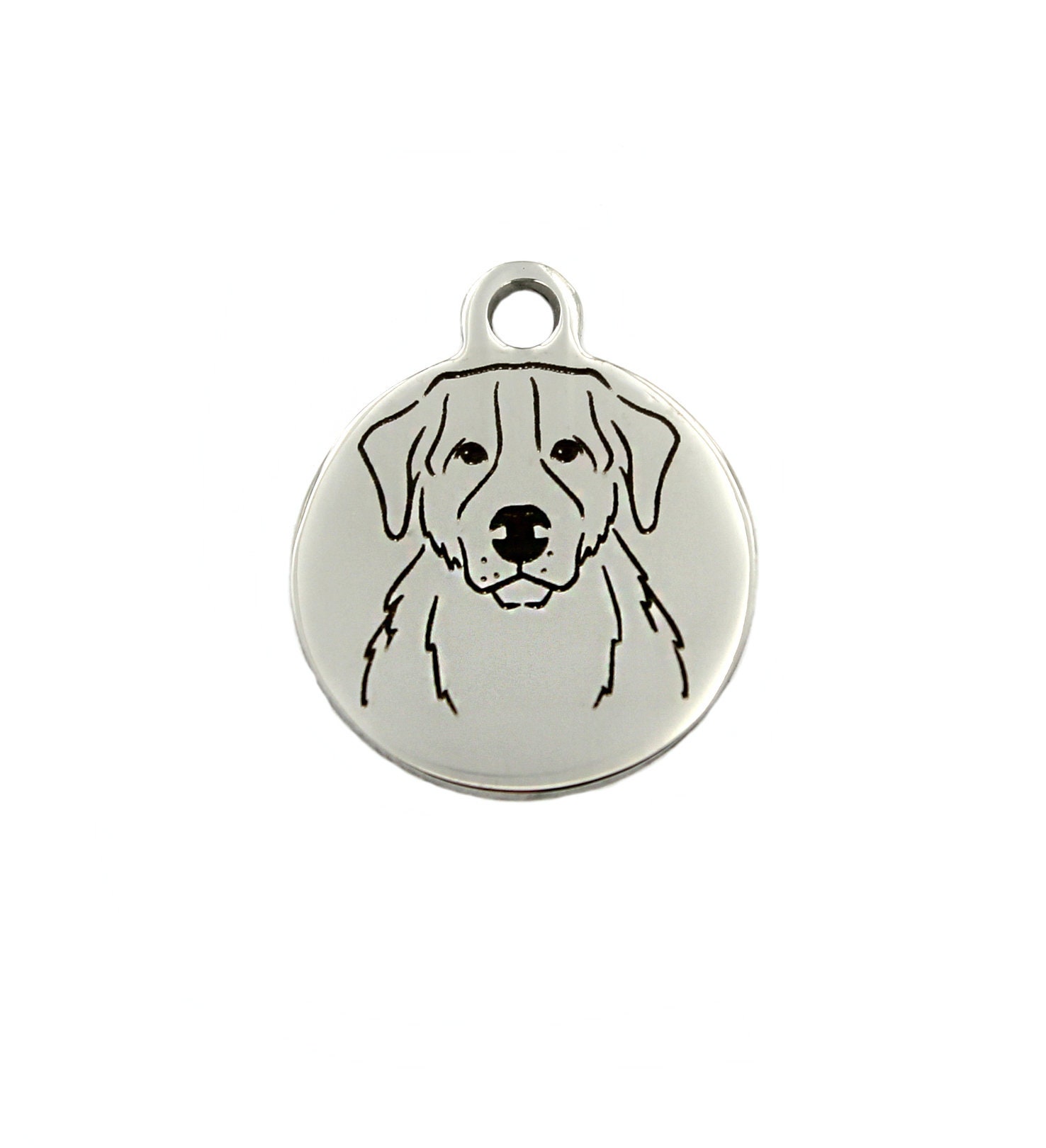 Bernese Mountain Dog Charm Stainless Steel Bernese Mountain - Etsy