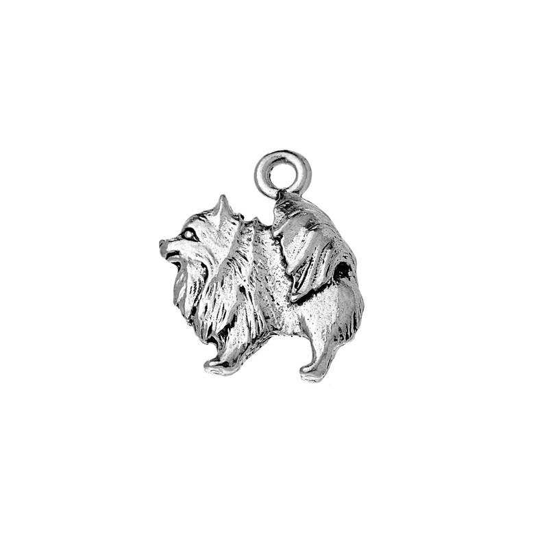 Samoyed Charm Samoyed Jewelry Silver Plated Samoyed Dog Etsy