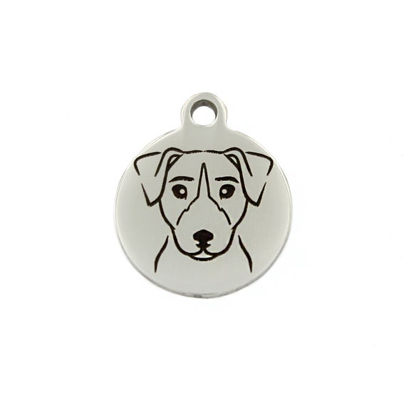 Jack Russell Terrier Charm Stainless Steel Jack Russell - Etsy