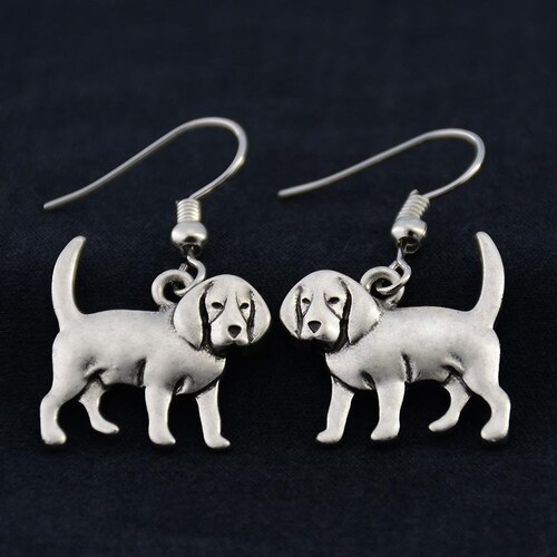 beagle earrings