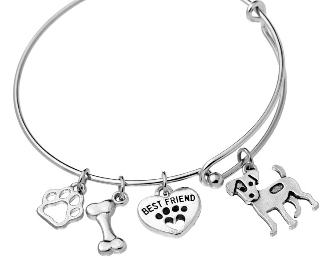 Jack Russell Terrier Charm Bracelet Stainless Steel Jack Etsy