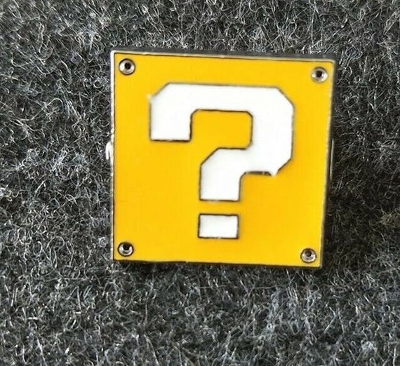 Super Mario Question Mark Block Retro jeu vidéo Nintendo PIN Etsy Super Mario Question Mark Block Retro jeu vidéo Nintendo PIN Etsy