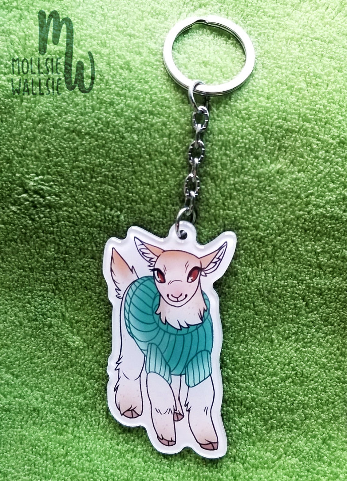 Goats in Coats Keychains Doublesided 2.5 Acrylic Etsy