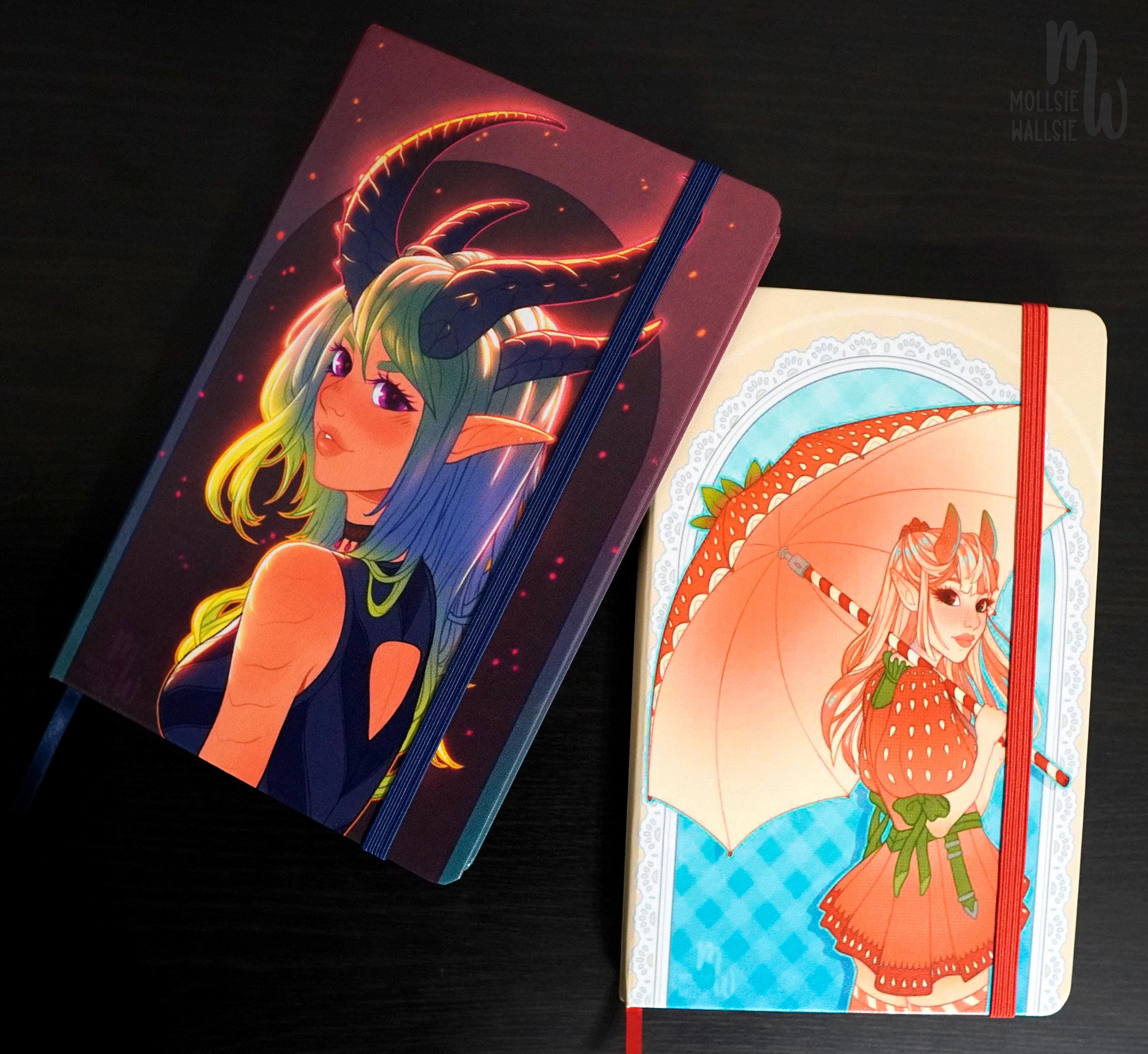 Fantasy Notebooks • A5 Blank Sketchbook Journal, Witchy Pastel ...