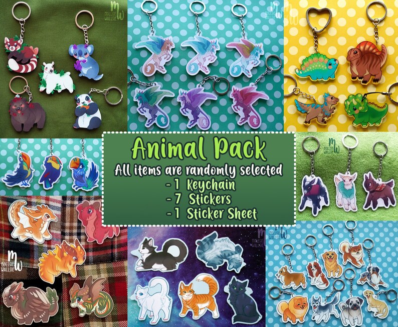 Mystery Bags Choose Animals or Pokemon Pokemon Mystery Etsy