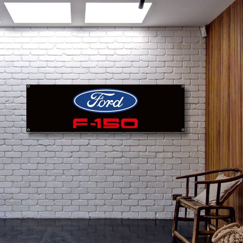 FORD F150 Banner Vinyl Or Canvas Garage Sign Adversting Etsy