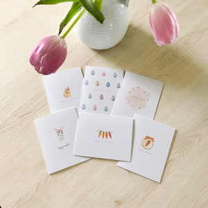 Easter Cards - Minimal Easter Card - Happy Easter Card - Hoppy Easter Card