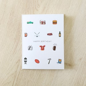 Sports birthday card - beer birthday card