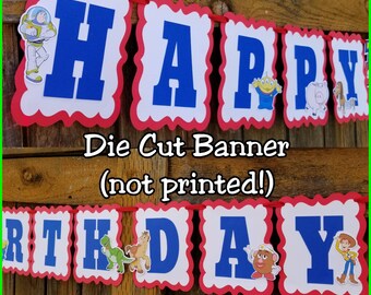 Items similar to Disney Toy Story Birthday Party Banner on Etsy