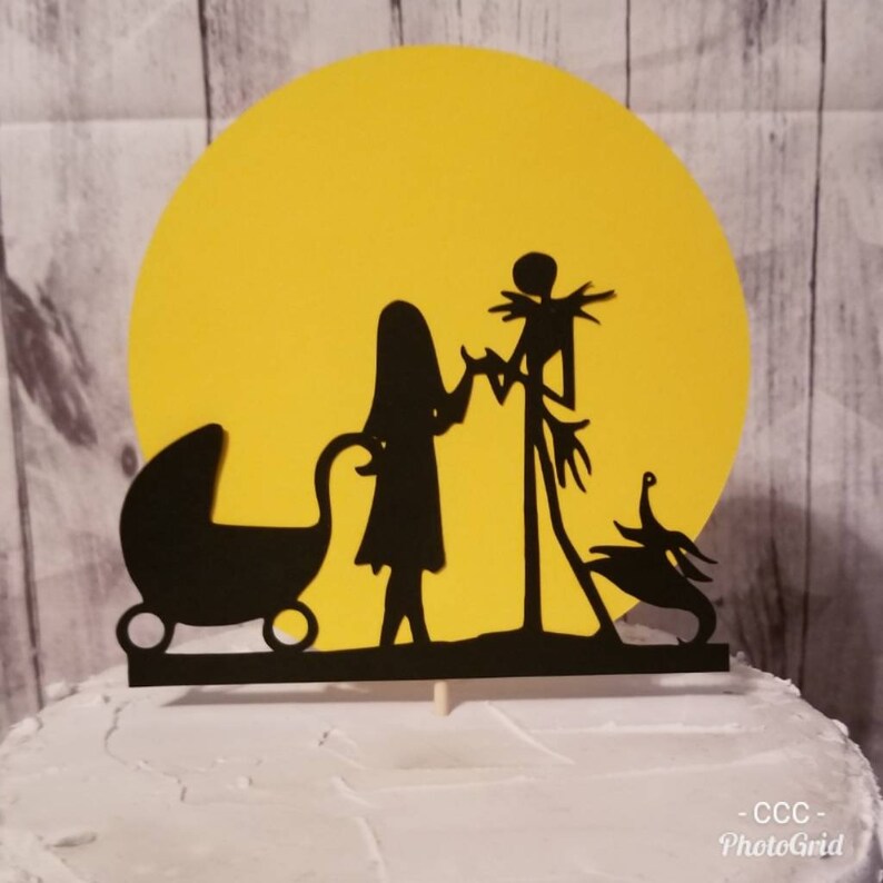 NIGHTMARE BEFORE CHRISTMAS Cake topper Jack and Sally Baby | Etsy