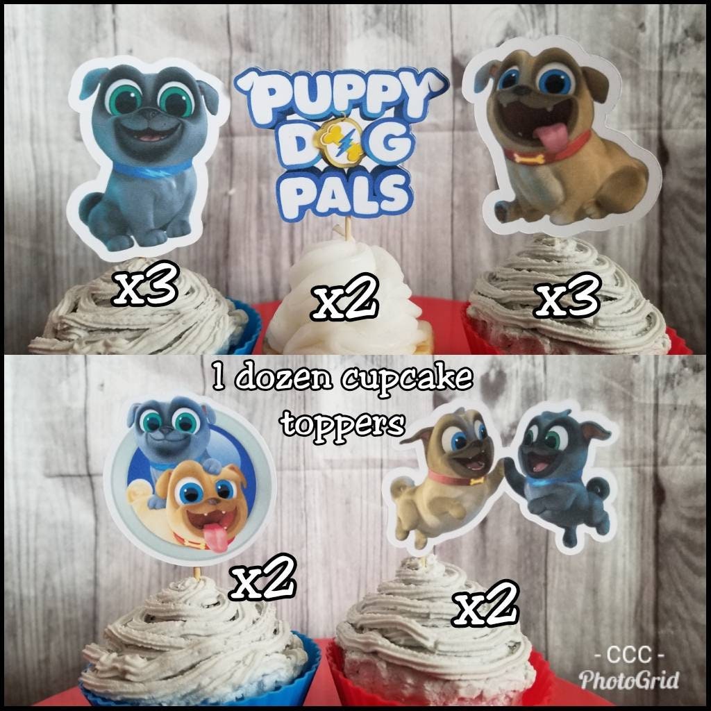 puppy-dog-pals-centerpiece-cutouts-rollie-bingo-disney-dogs-puppy-etsy