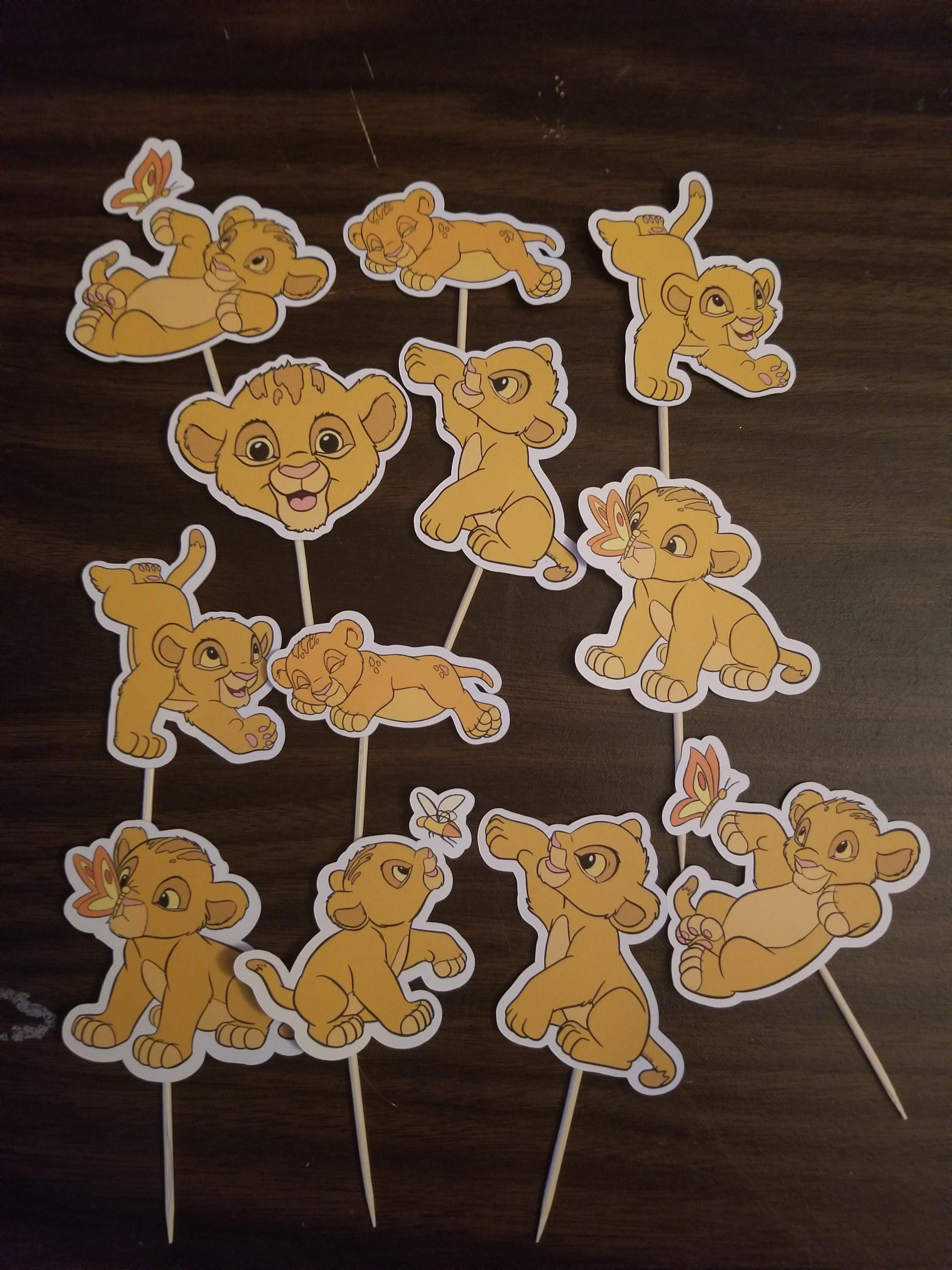 LION KING BABY Simba Cake Topper Banner Centerpieces Disney Baby 