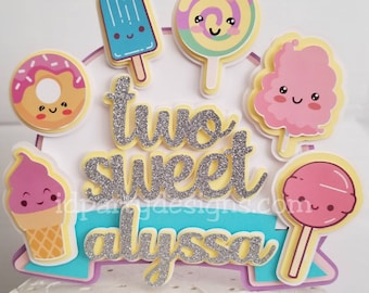 TWO SWEET CANDY Cake Candy Shop Candy Shoppe Sweet Shop Sweet Shoppe Kawaii Treats