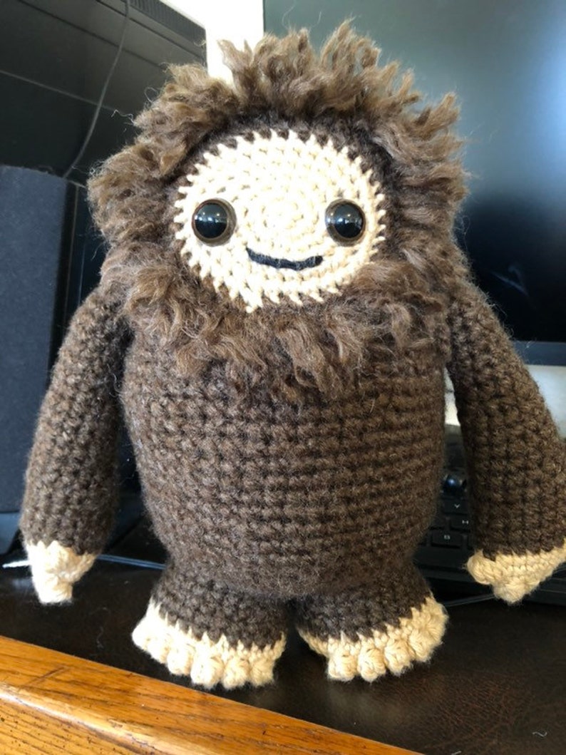 Yeti Stuffed Toy Bigfoot Plush Toy Crocheted Yeti Sasquatch | Etsy