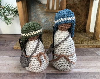 Shepherds for Nativity Set Minimalist Nativity Set
