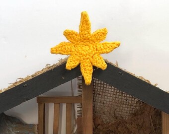 Crochet Star Nativity Set Piece Additional Piece for Nativity Collection