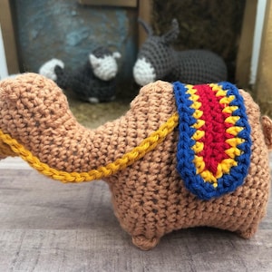 Crochet Camel Nativity Set Piece Additional Piece for Nativity Collection