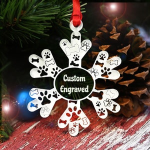 Custom Christmas Dog Ornament | Dog lover, Pet Stocking, Pet Gift, Dog Mom Gift, Animal Lover Gift, Beagle Ornament, Corgi Ornament