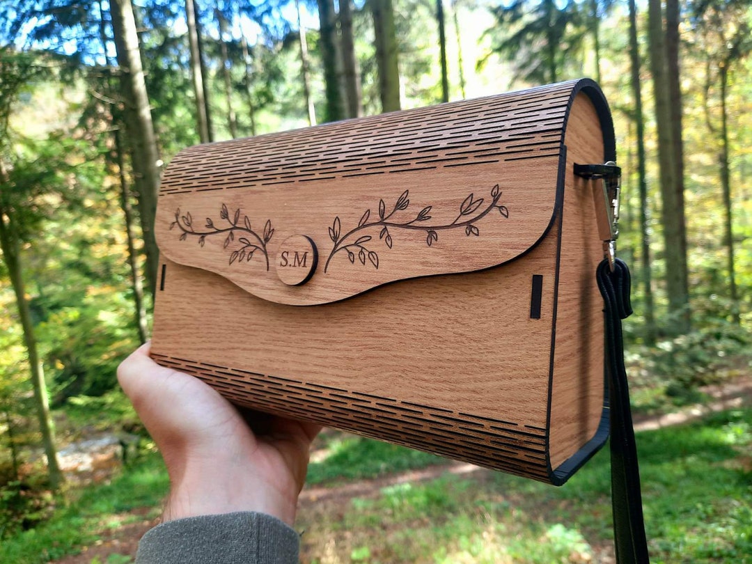 Wooden Clutch Purse