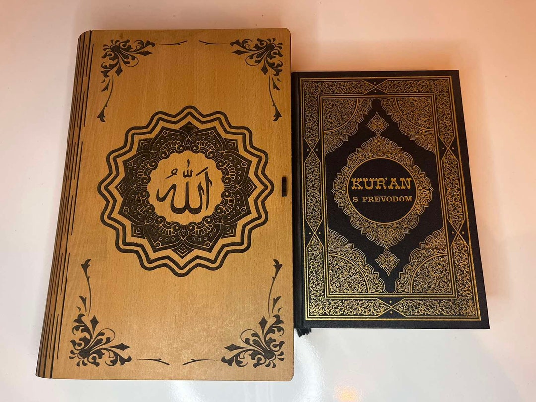 Quran Wooden Box Quran Book Islamic Box Eid Gift Ramadan Gift Quran Box Laser Cut File INSTANT