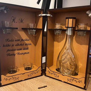 Portable Mini Bar Box File for Laser Cut I Mini bar | Mini Bar Gift | Files For Engraving | Laser Cut | CNC | INSTANT DOWNLOAD