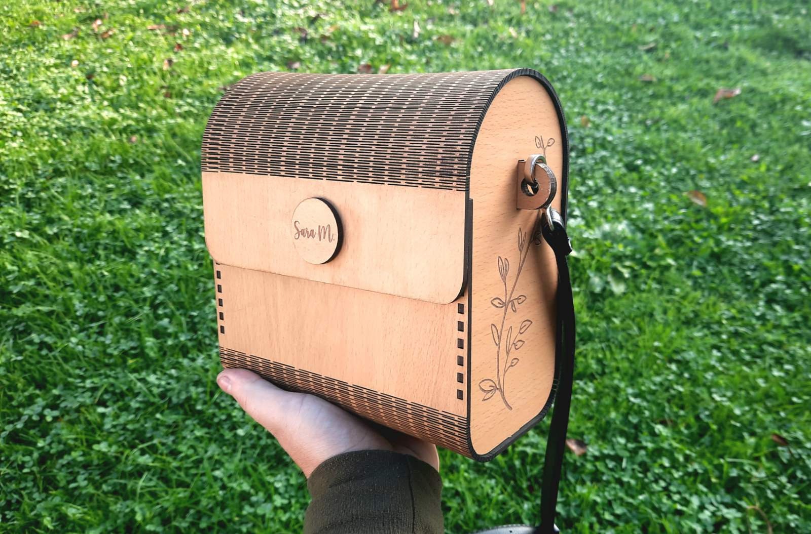 Wooden Clutch | Wooden Bag,purse,handbag | Laser Cut Bag