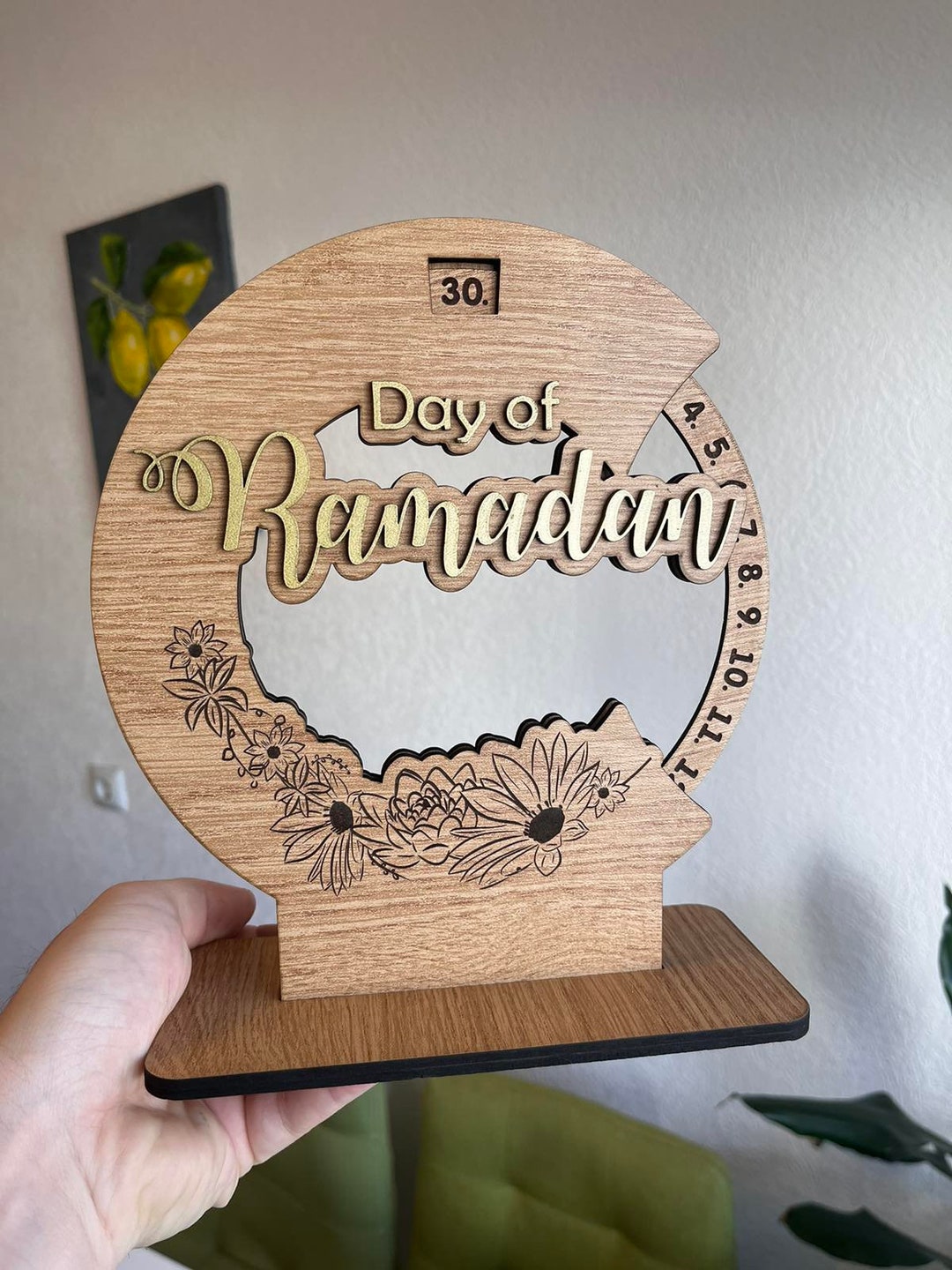 Ramadan Calendar Day of Ramadan Calendar Ramadan Mubarak Laser Cut
