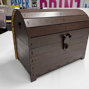 GROSSE Holzkiste | Aufbewahrungsbox | Schmuckkästchen | Laser Cut Box mit Deckel | 3mm dicke Datei | Dateien zum Gravieren, Laser Cut INSTANT DOWNLOAD