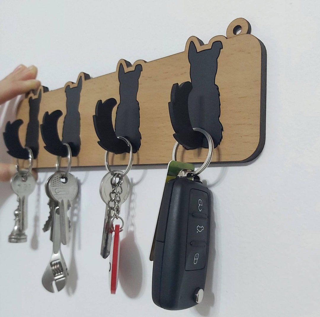 Dog Key Holder | Dog Tails | Dog Lovers | Files for Engraving | Laser ...