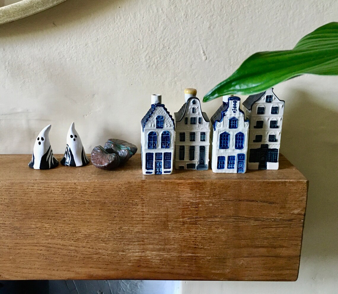 Party Ghosts Pottery Ghosts Ceramic Ghost Figurines by Etsy