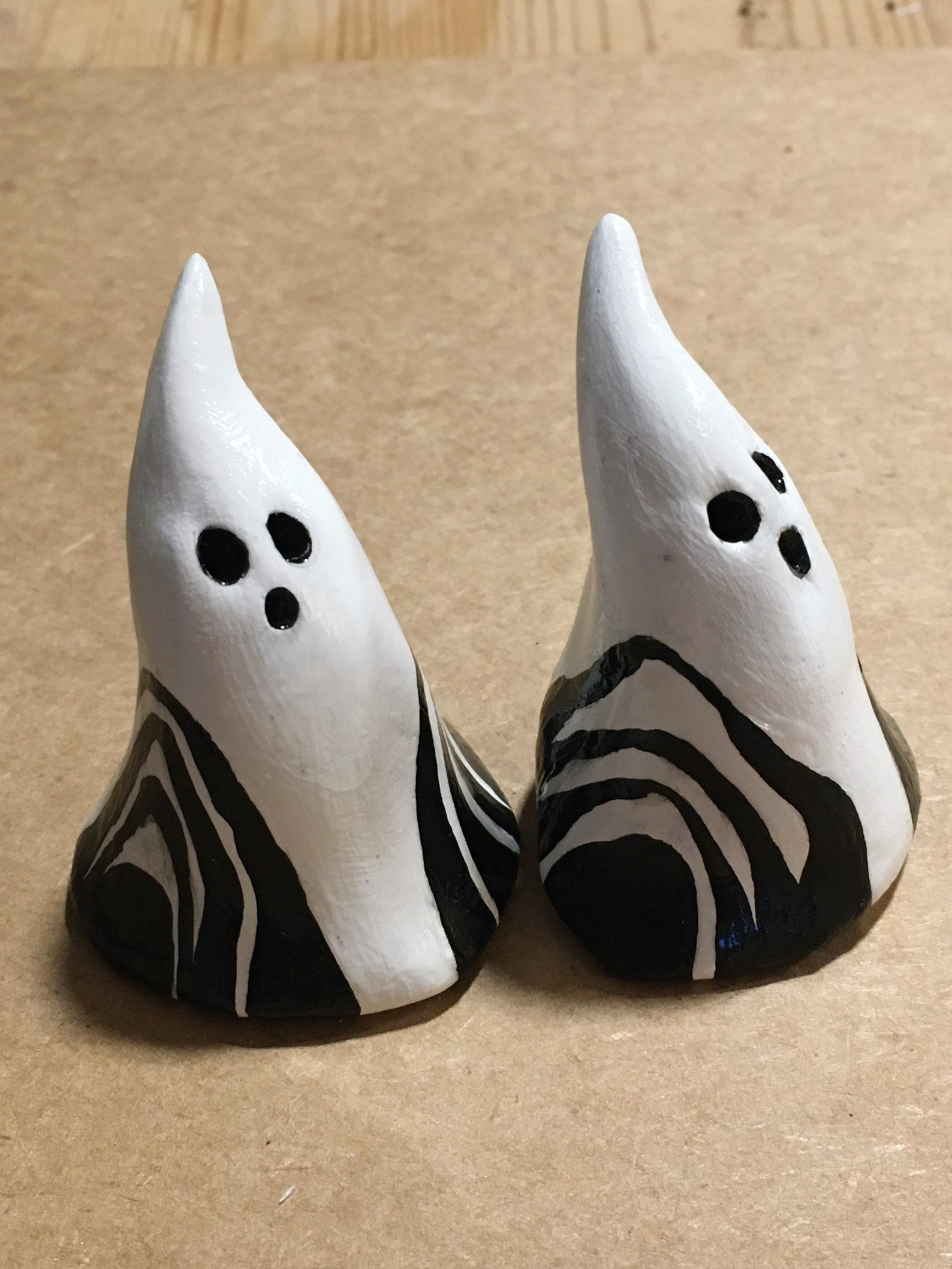 Party Ghosts Pottery Ghosts Ceramic Ghost Figurines by Etsy