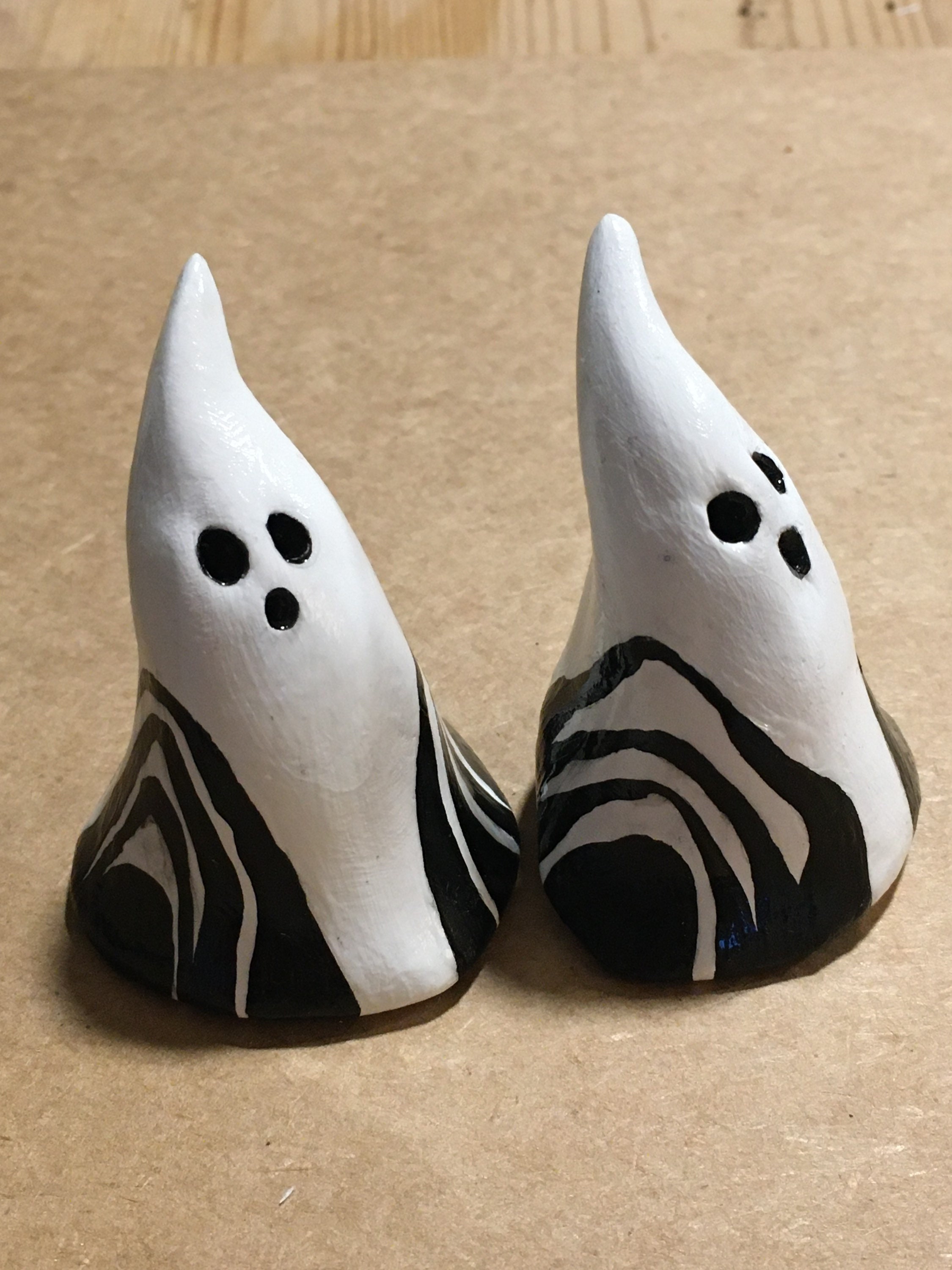 Party Ghosts Pottery Ghosts Ceramic Ghost Figurines by Etsy
