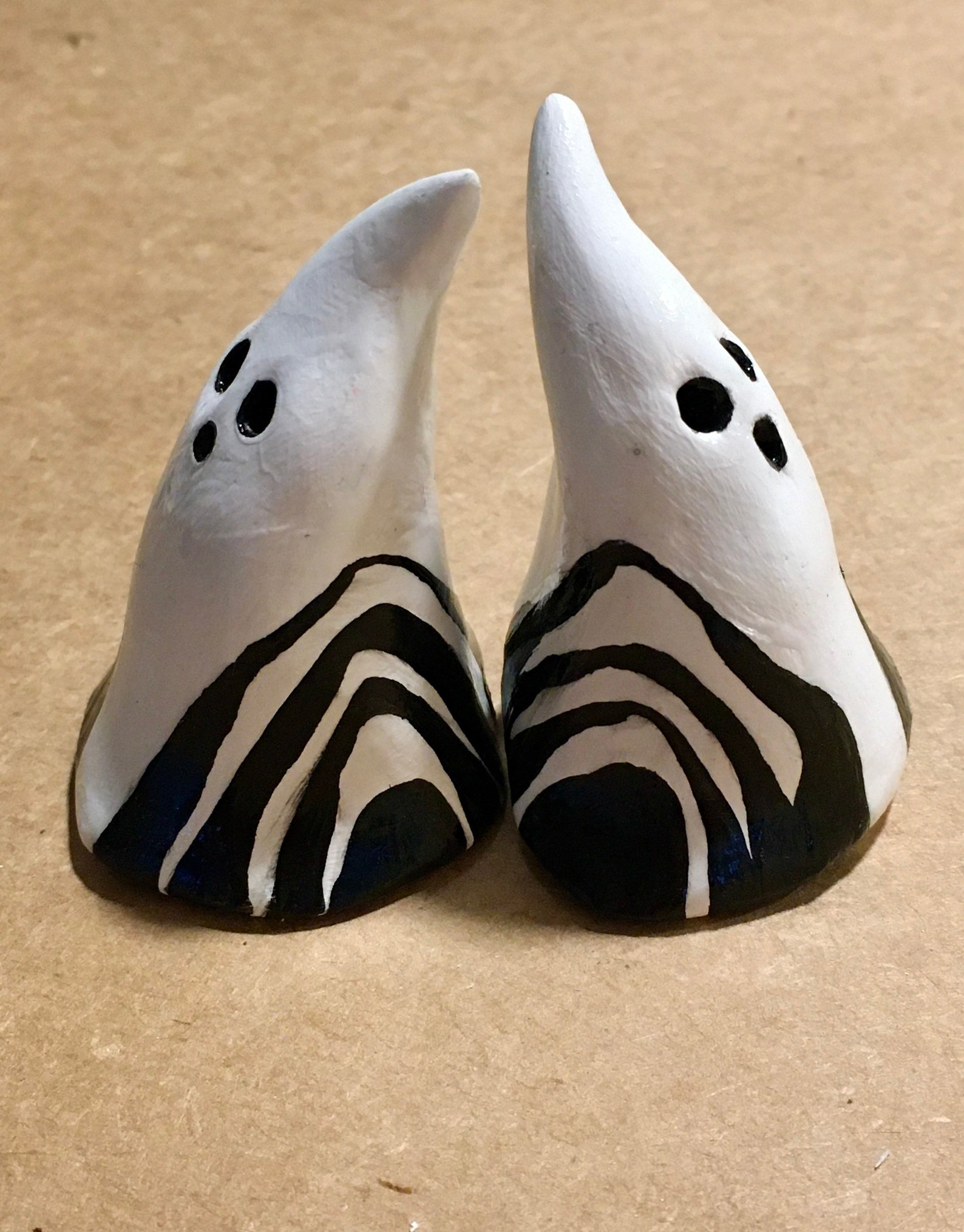 Party Ghosts Pottery Ghosts Ceramic Ghost Figurines by Etsy
