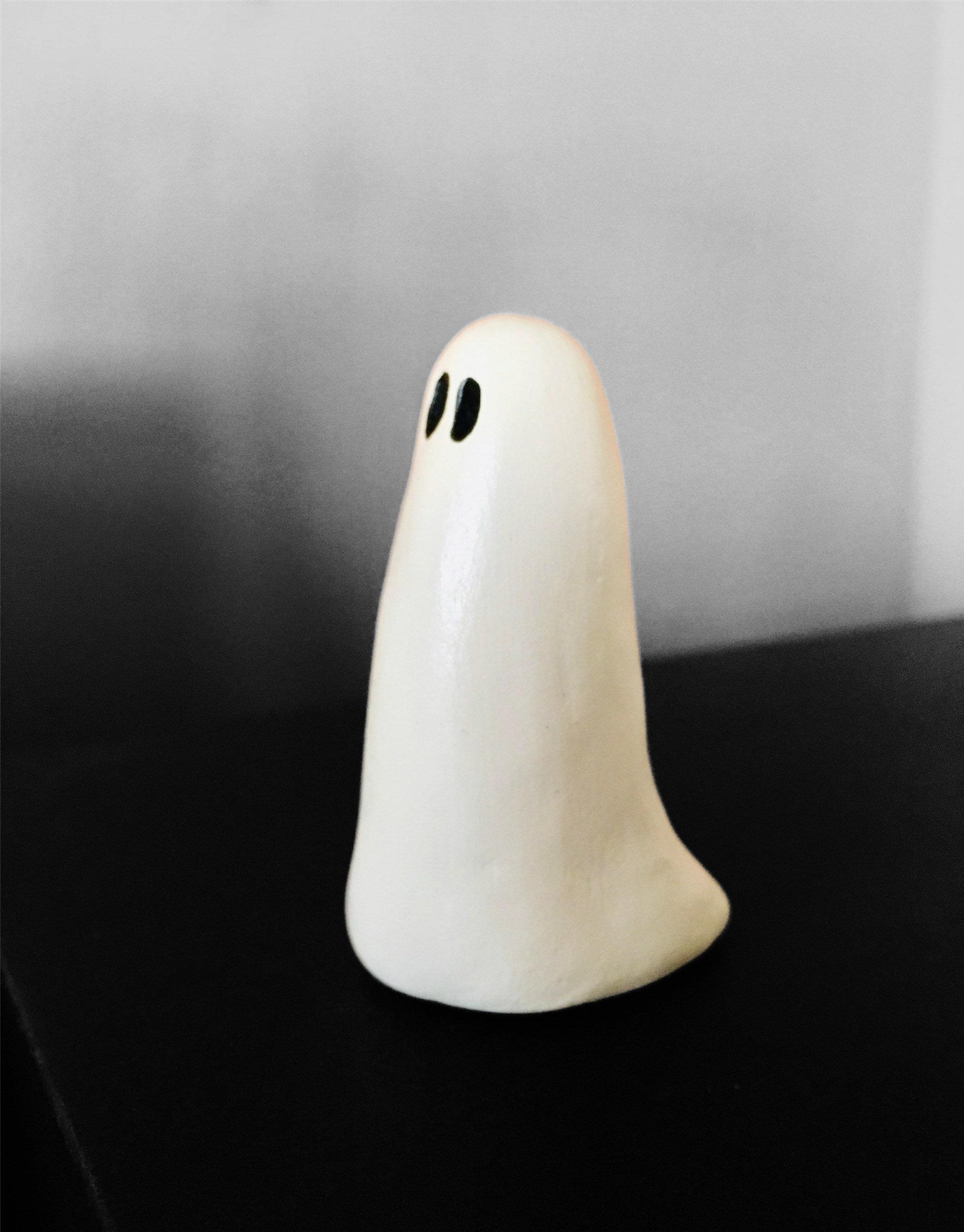 Lonely Ghost Ceramic Ghost Figurines by FarrowsHandmade. Etsy