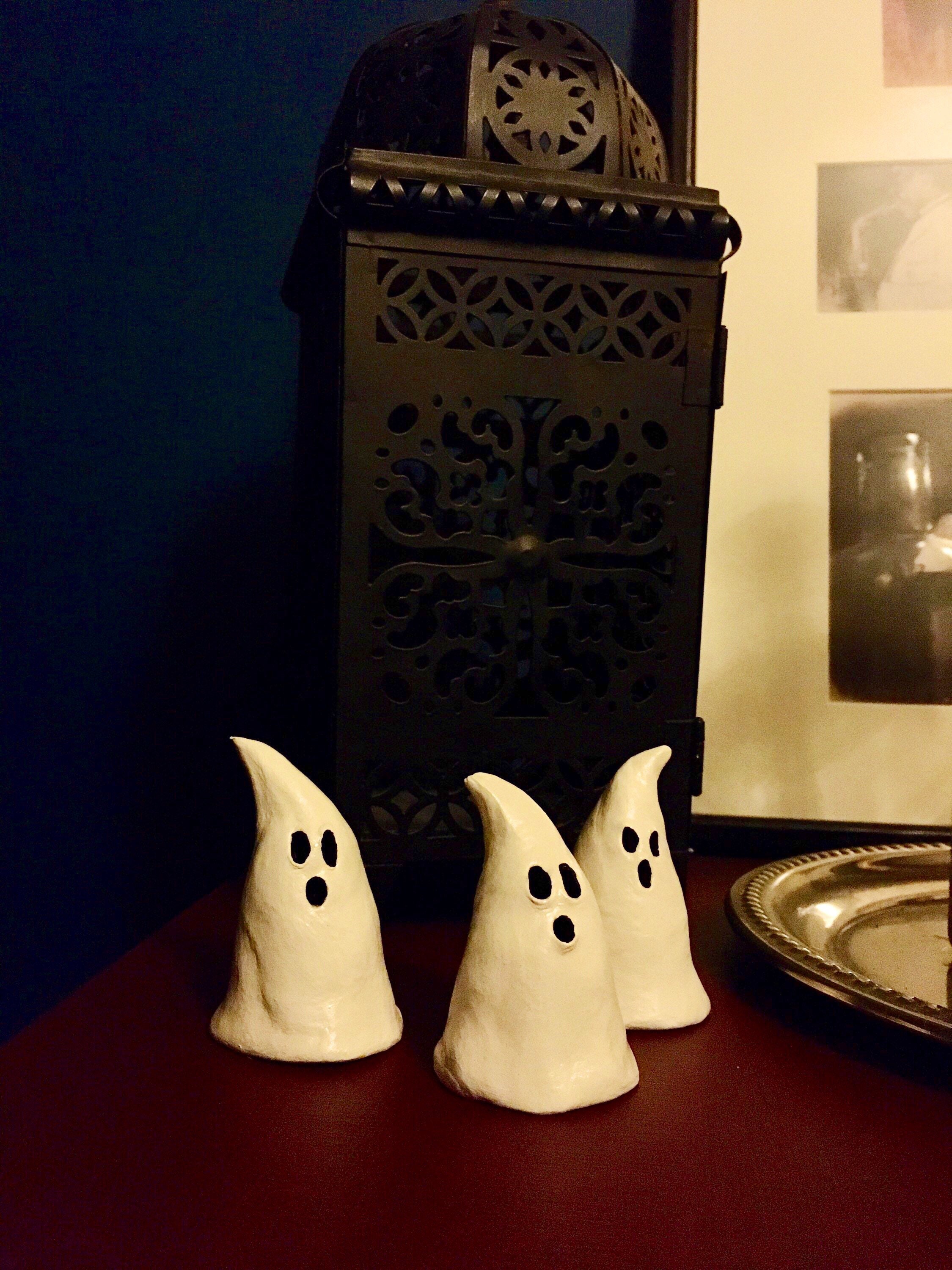 Ceramic Ghost Decor
 Ceramic Ghosts Pottery Ghost Halloween Halloween decor