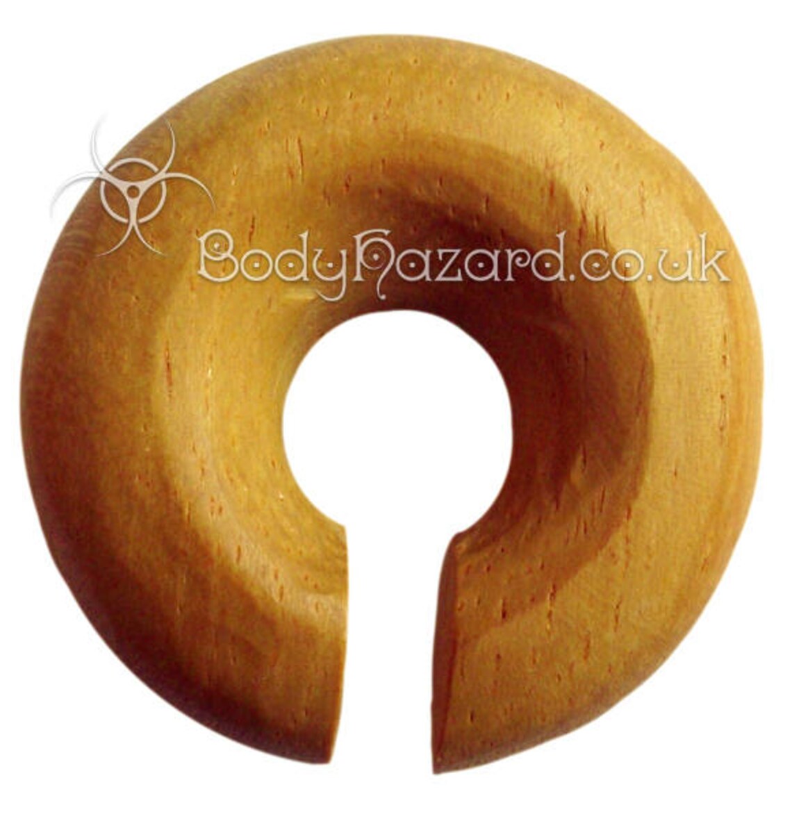 1x Jackfruit Wood Ring Ear Plug Hook Donut CBR BCR Orangic for Etsy