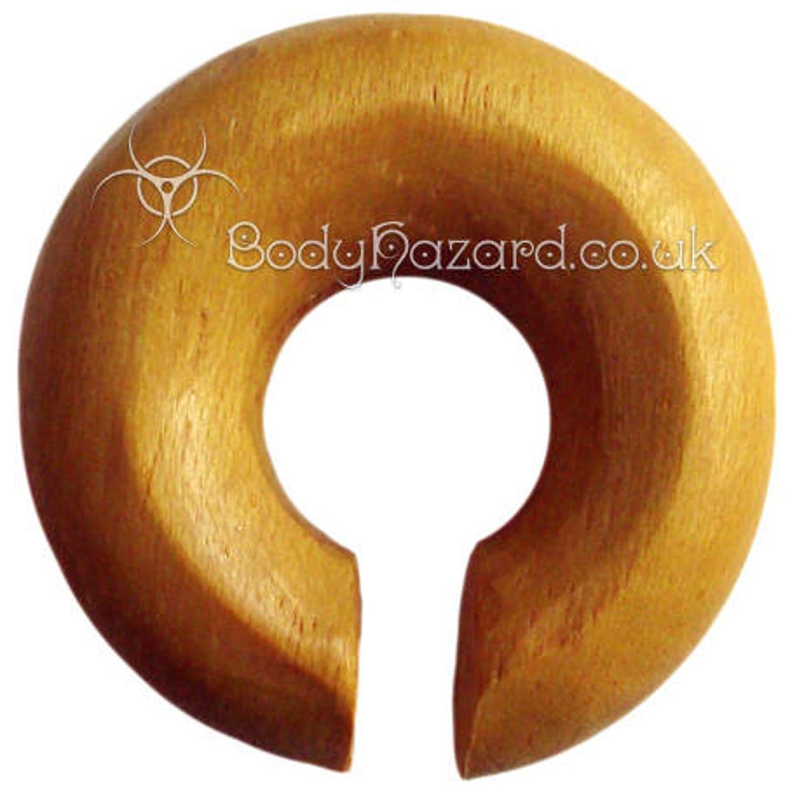 1x Jackfruit Wood Ring Ear Plug Hook Donut CBR BCR Orangic for Etsy