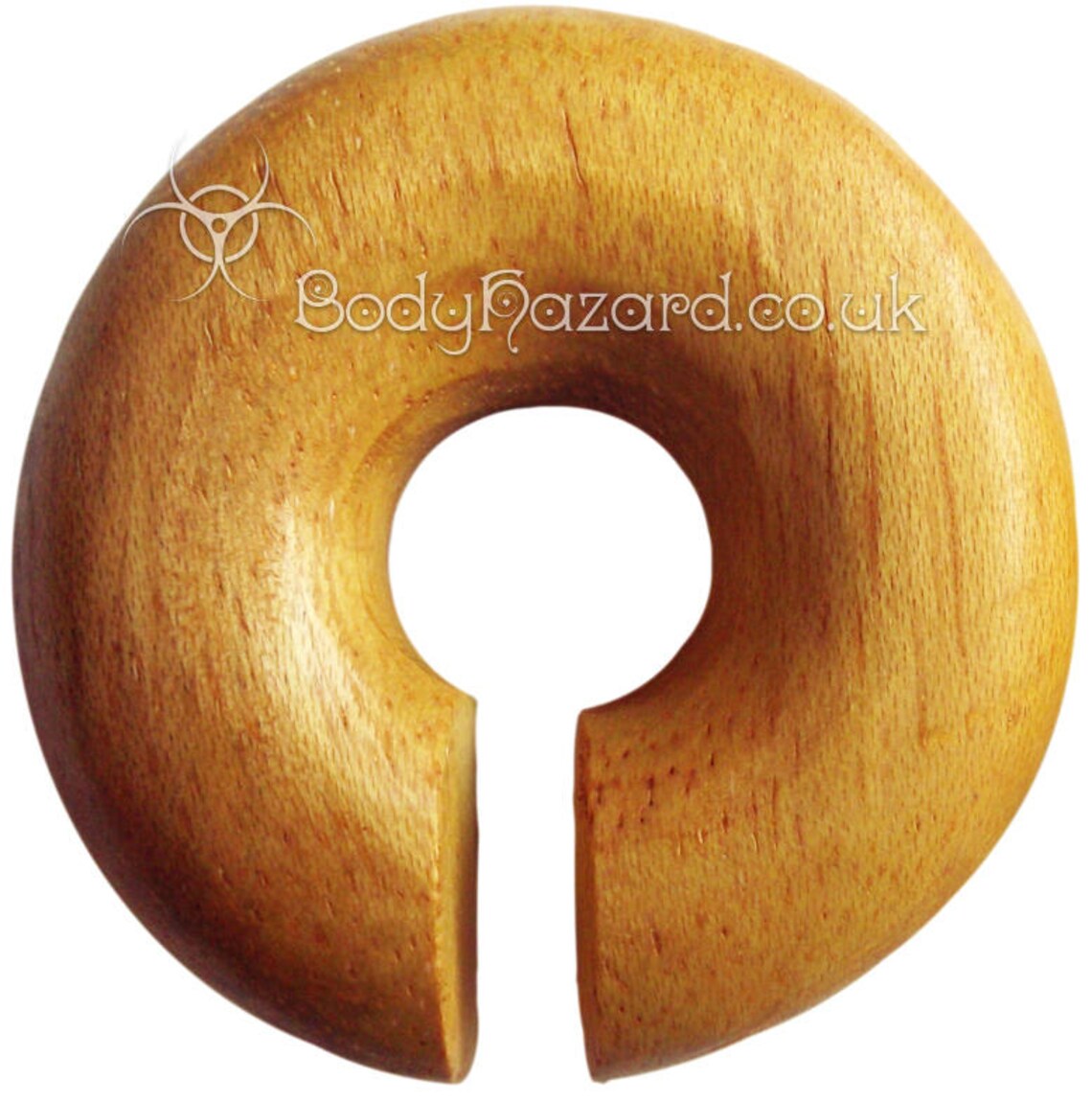 1x Jackfruit Wood Ring Ear Plug Hook Donut CBR BCR Orangic for Etsy