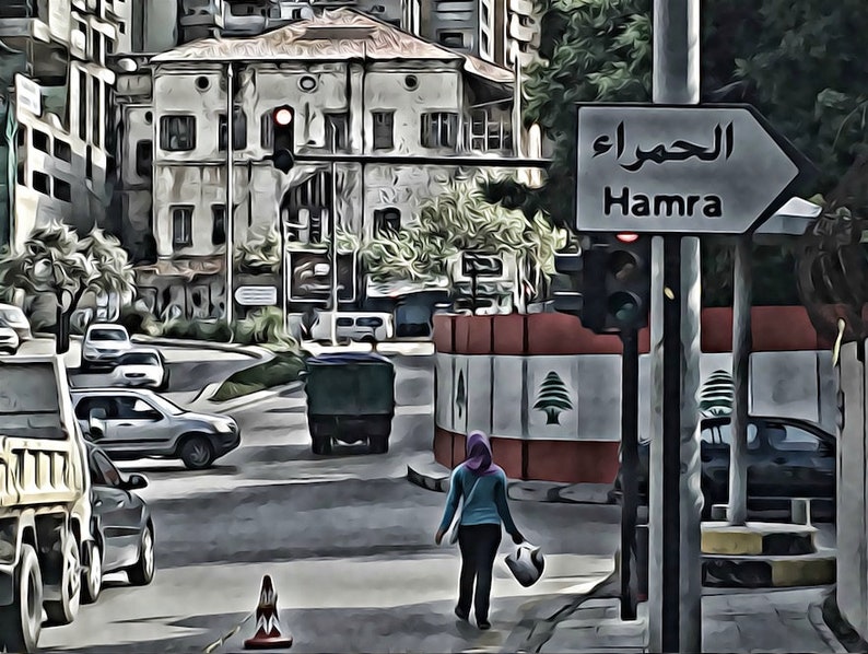 Street scene in Beirut image 1