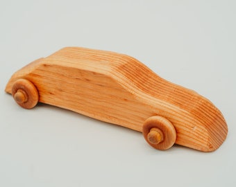 Handmade Wooden Toy Car with Wheels!