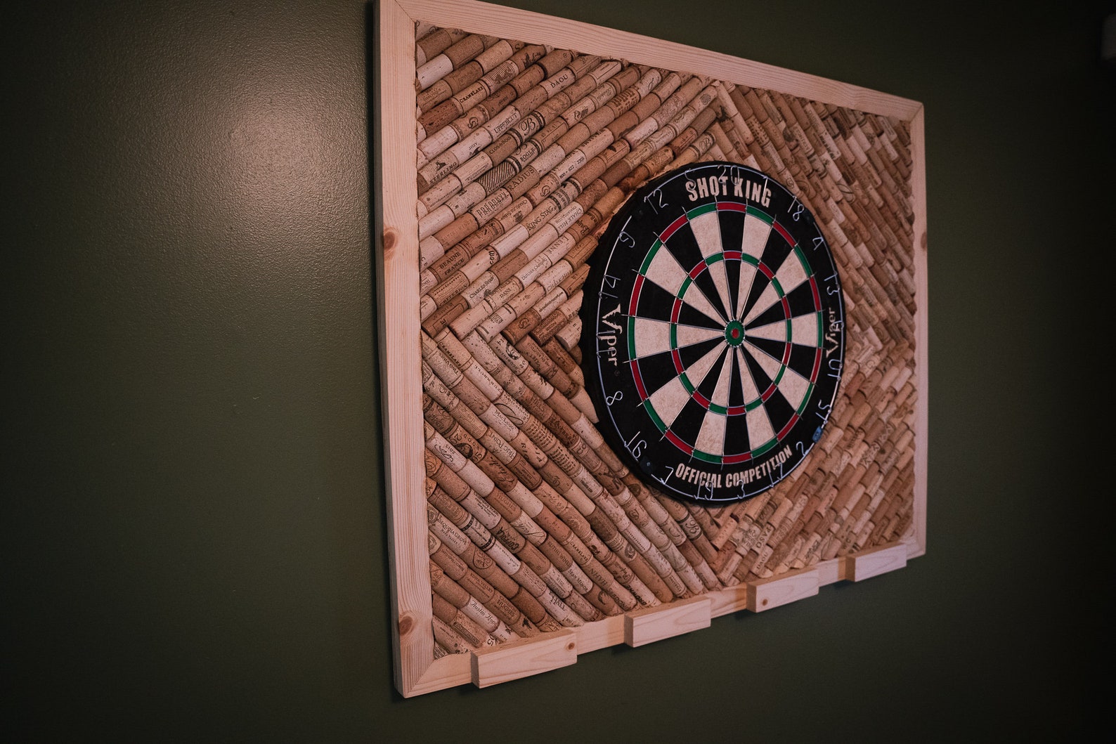 Cork Dart Board Backer Choose Any Custom Design Includes Etsy