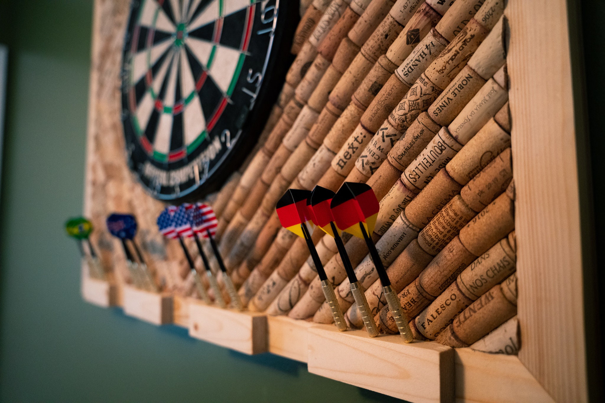 Cork Dart Board Backer Choose any custom design Includes Etsy